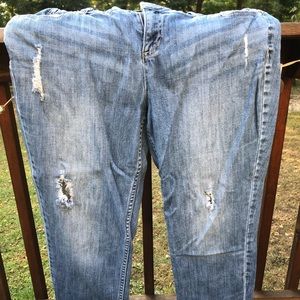 Simply Vera denim capris by Vera Wang